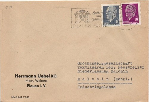 Ddr brief serienstempel - brief,