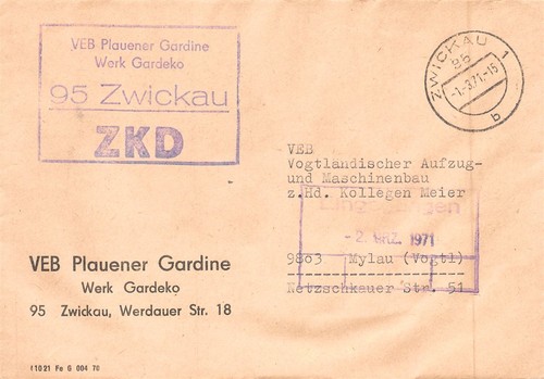 415336 ddr zkd dienstblg - dienstblg., veb