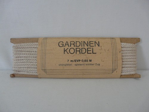 Ddr gardinenkordel weiß - ddr,